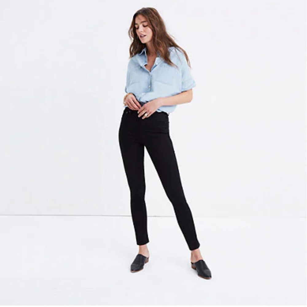 Madewell High-Rise Skinny Jeans in Carbondale Wash